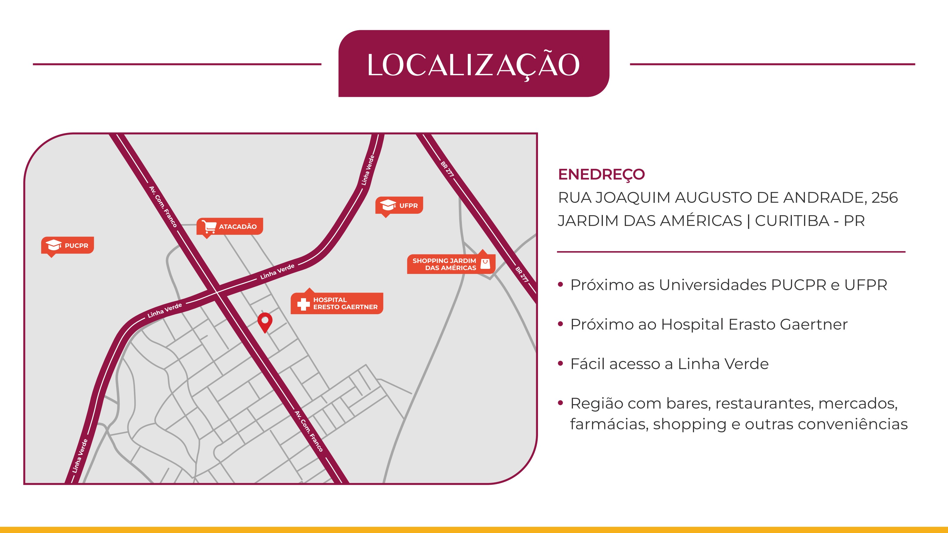 Mapa de localização do Residencial Valencia